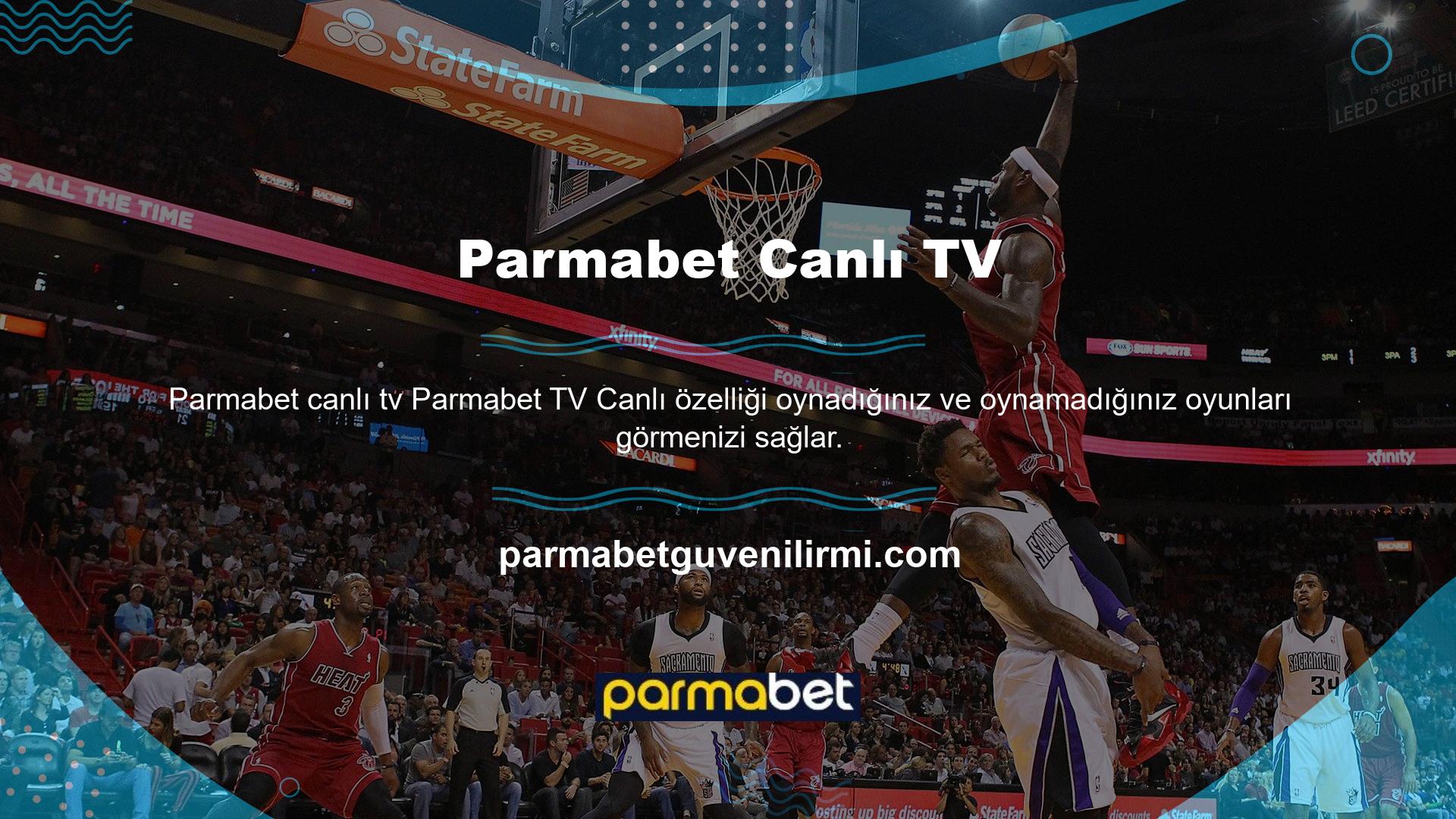 Parmabet çevrimiçi casino sitesi, diğer birçok çevrimiçi bahis platformundan farklı olarak canlı TV yayınlaması bakımından benzersizdir