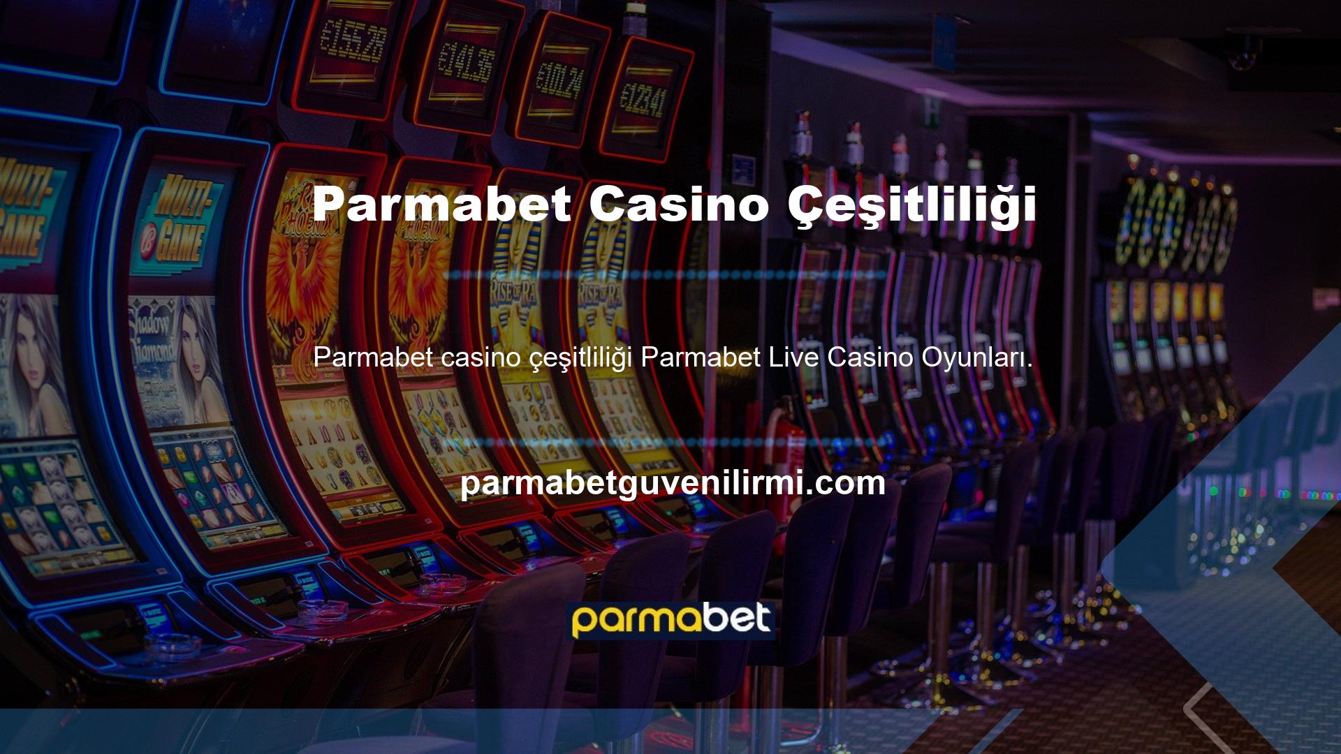 Bingo ve Blackjack gibi oyunlara ek olarak, Parmabet başka birçok harika oyun sunuyor